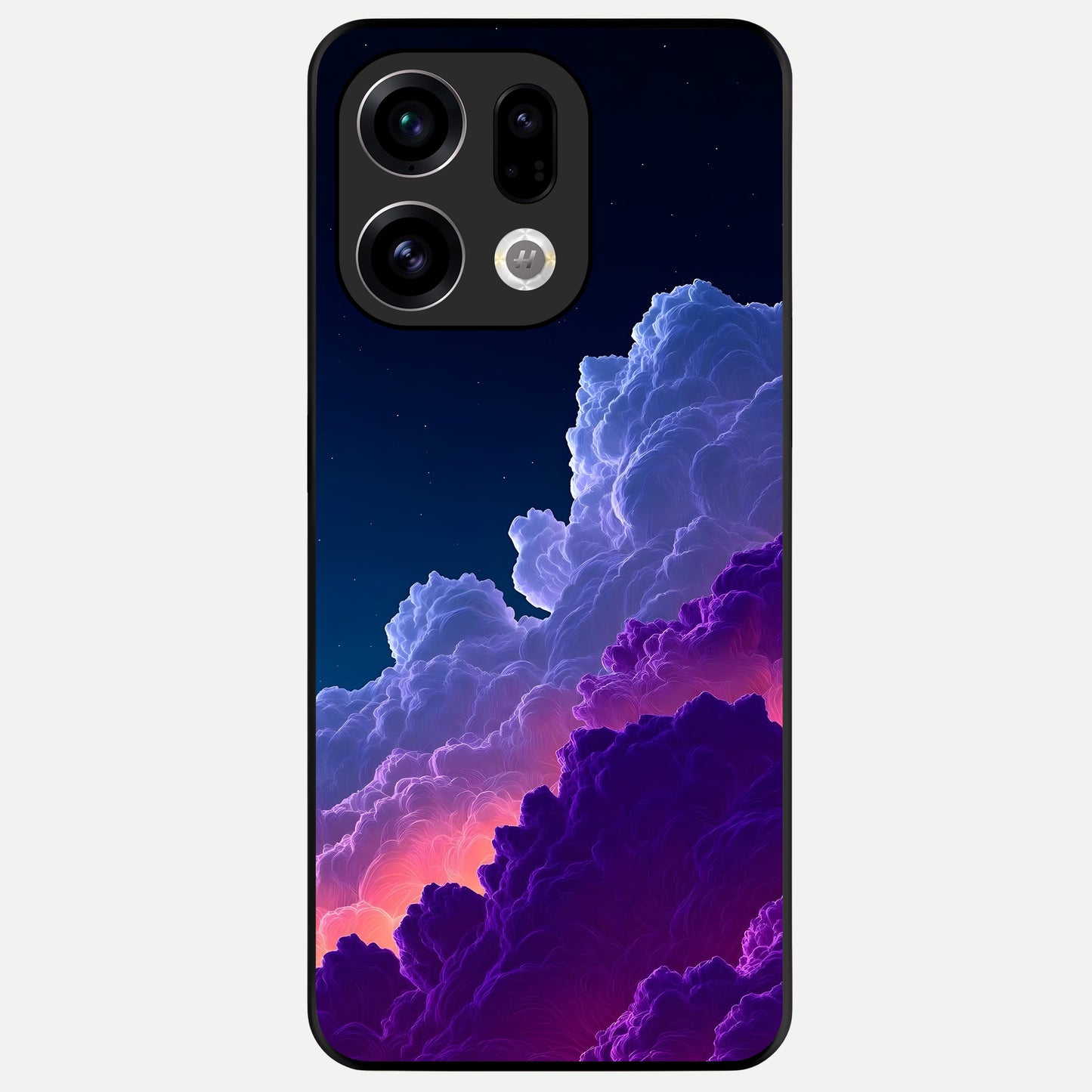  Dreamy Cloud Skies Glass Case For Oppo Find X9 back cover – full design glossy printed glass finish