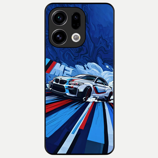  Drift Power Rush Glass Case For Oppo Find X9 back cover – full design glossy printed glass finish