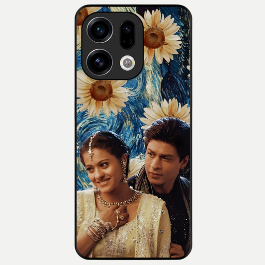  Eternal Love Story Glass Case For Oppo Find X9 back cover – full design glossy printed glass finish