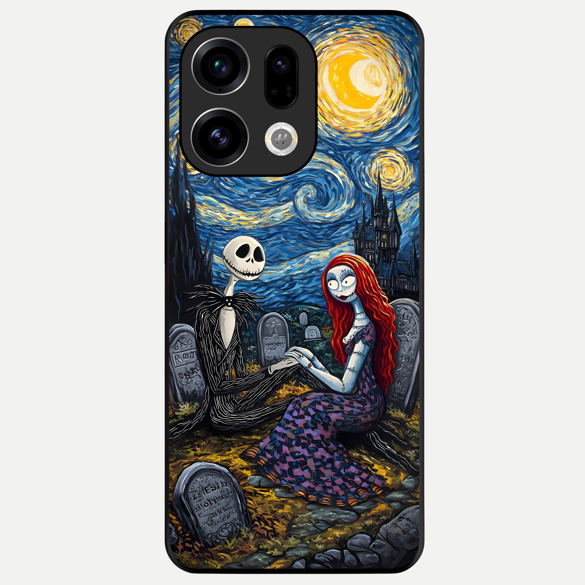  Eternal Night Love Glass Case For Oppo Find X9 back cover – full design glossy printed glass finish