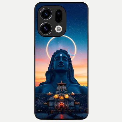  Eternal Shiva Aura Glass Case For Oppo Find X9 back cover – full design glossy printed glass finish