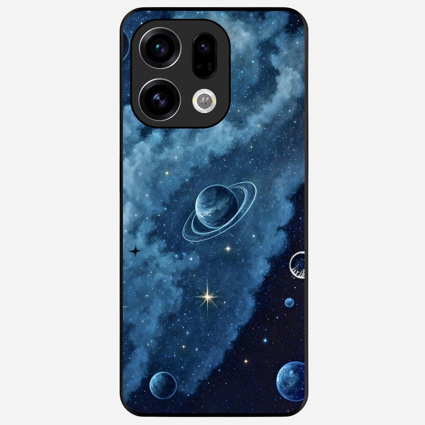  Galaxy Dream Space Glass Case For Oppo Find X9 back cover – full design glossy printed glass finish