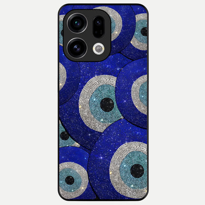  Galaxy Eye Flow Glass Case For Oppo Find X9 back cover – full design glossy printed glass finish