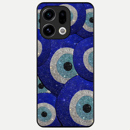  Galaxy Eye Flow Glass Case For Oppo Find X9 back cover – full design glossy printed glass finish