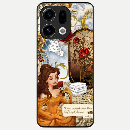  Golden Dream Belle Glass Case For Oppo Find X9 back cover – full design glossy printed glass finish
