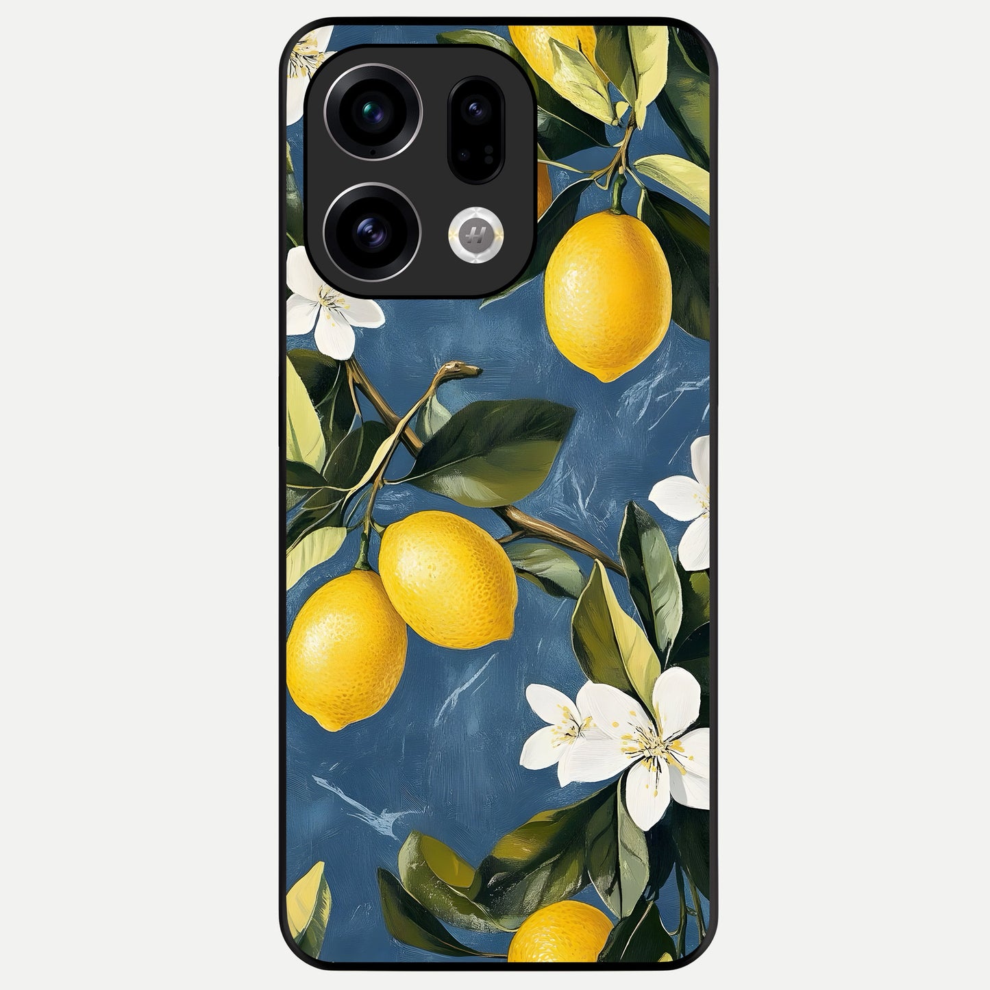  Lemon Dream Garden Glass Case For Oppo Find X9 back cover – full design glossy printed glass finish