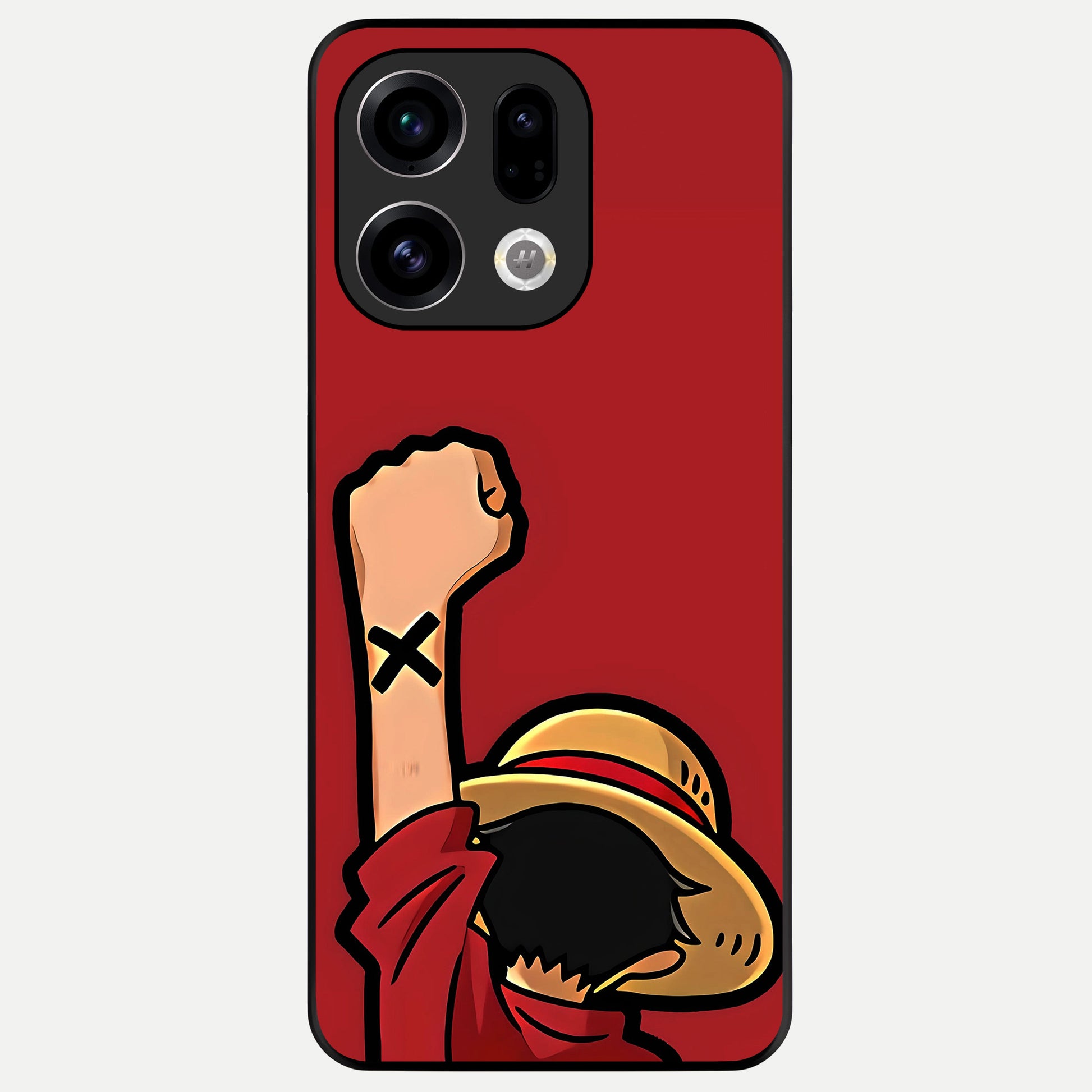  Luffy X Spirit Glass Case For Oppo Find X9 back cover – full design glossy printed glass finish