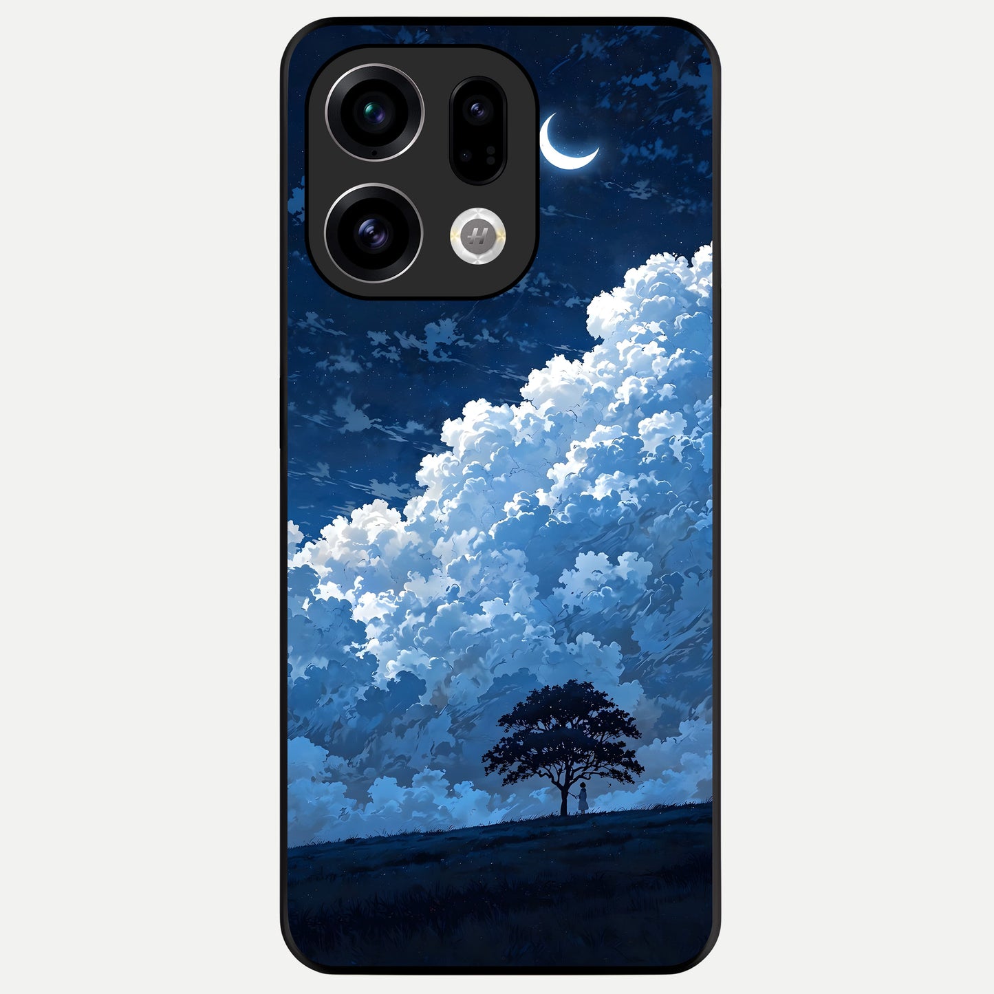  Midnight Sky Serenity Glass Case For Oppo Find X9 back cover – full design glossy printed glass finish