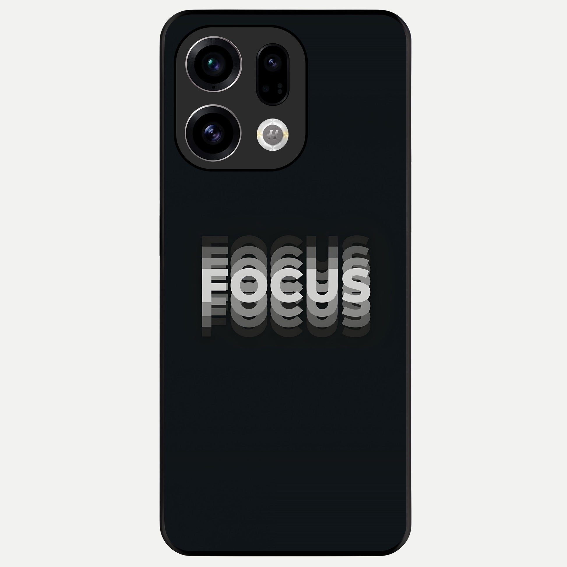  Mono Focus Vision Glass Case For Oppo Find X9 back cover – full design glossy printed glass finish