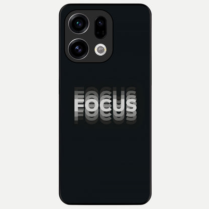  Mono Focus Vision Glass Case For Oppo Find X9 back cover – full design glossy printed glass finish
