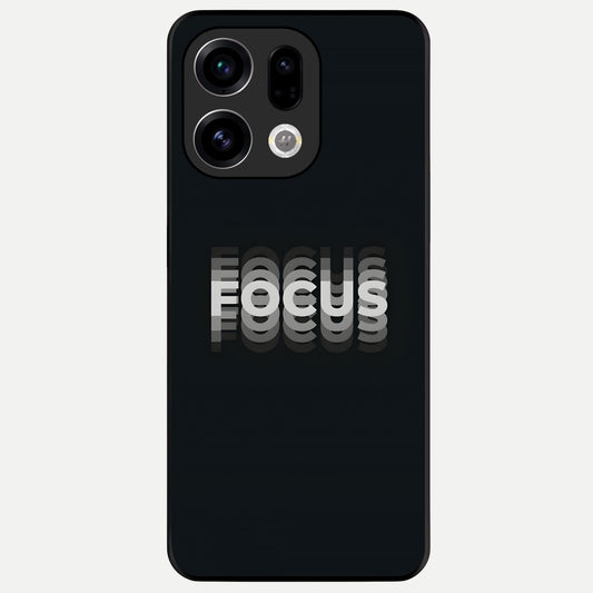  Mono Focus Vision Glass Case For Oppo Find X9 back cover – full design glossy printed glass finish