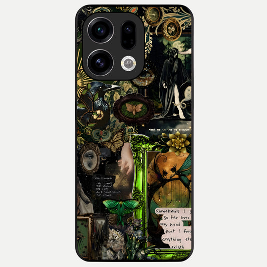  Mystic Woods Secret Glass Case For Oppo Find X9 back cover – full design glossy printed glass finish