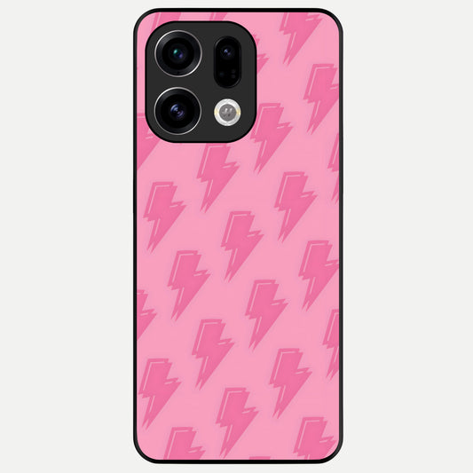  Pink Moo Magic Glass Case For Oppo Find X9 back cover – full design glossy printed glass finish