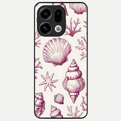  Pink Power Sparks Glass Case For Oppo Find X9 back cover – full design glossy printed glass finish