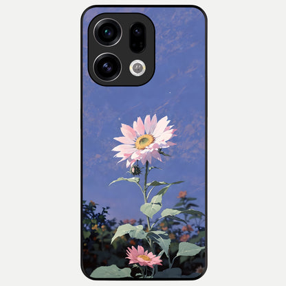  Pink Shells Outline Glass Case For Oppo Find X9 back cover – full design glossy printed glass finish