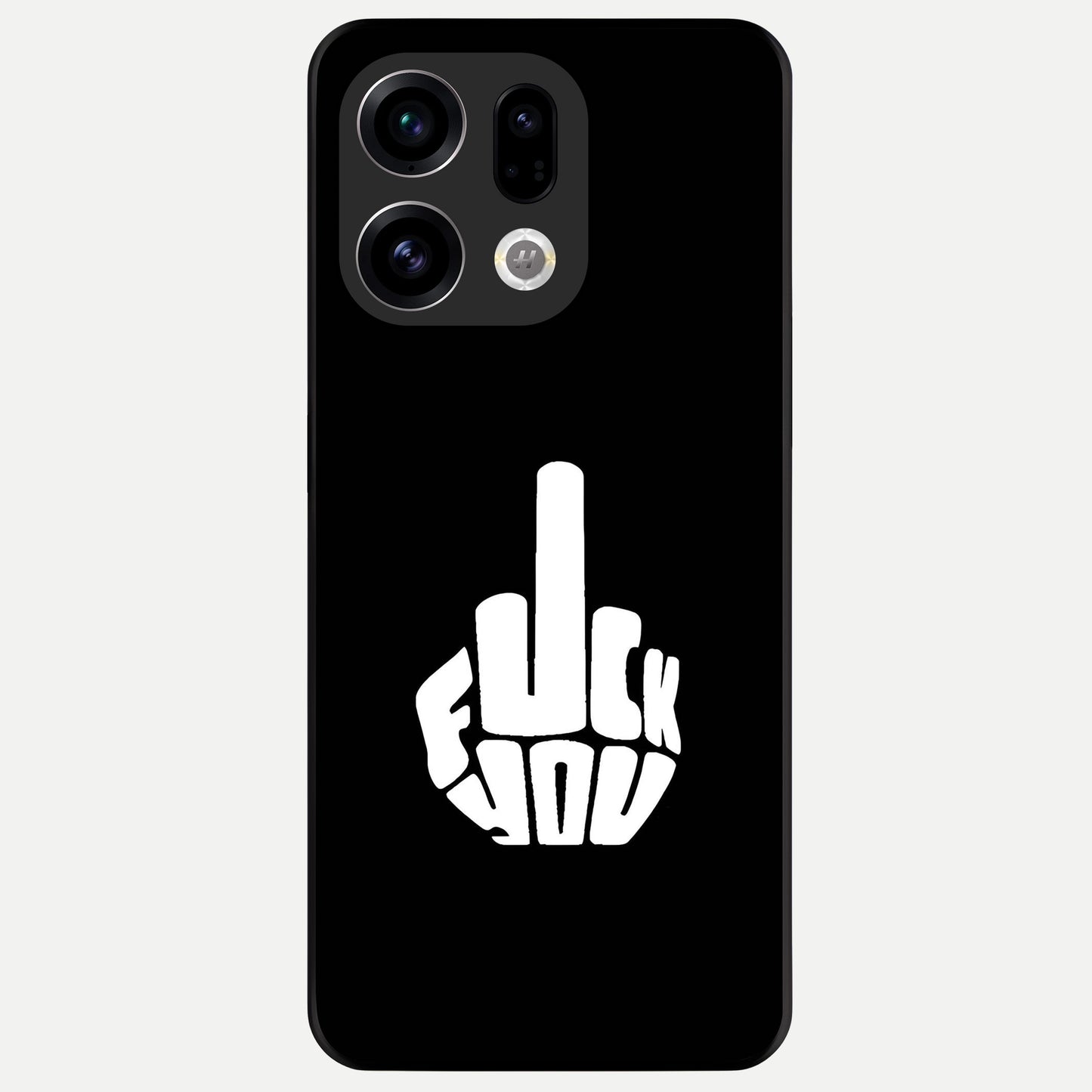  Rebel Mode On Glass Case For Oppo Find X9 back cover – full design glossy printed glass finish