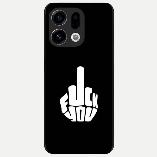  Rebel Mode On Glass Case For Oppo Find X9 back cover – full design glossy printed glass finish