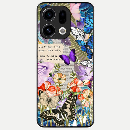  Storm Path Bloom Glass Case For Oppo Find X9 back cover – full design glossy printed glass finish