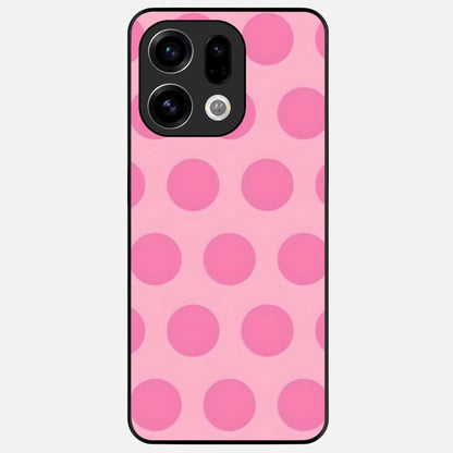  Sweet Dot Dreams Glass Case For Oppo Find X9 back cover – full design glossy printed glass finish