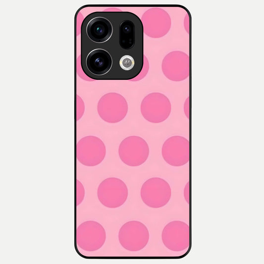  Sweet Dot Dreams Glass Case For Oppo Find X9 back cover – full design glossy printed glass finish