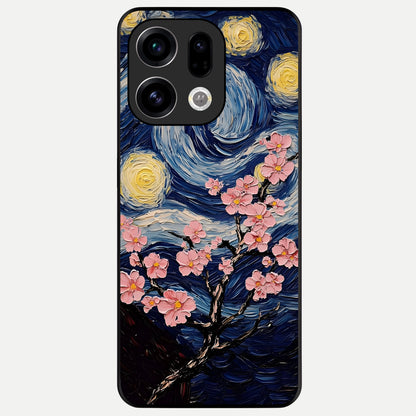  Van Gogh Scenery Glass Case For Oppo Find X9 back cover – full design glossy printed glass finish