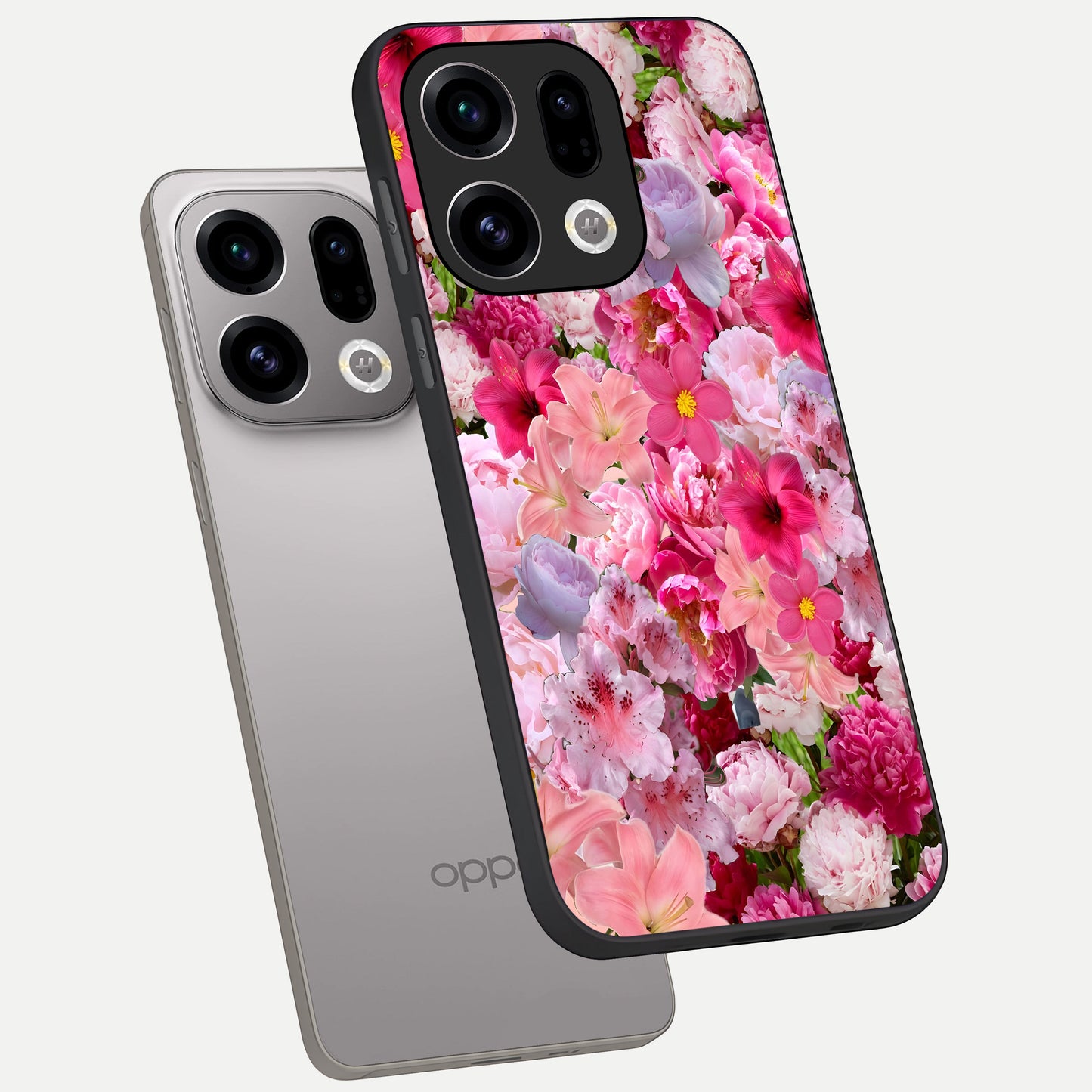  Bloom Crush Fantasy phone case For Oppo Find X9 showing premium glass back cover with detailed artwork