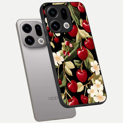  Blooming Spendor Bird phone case For Oppo Find X9 showing premium glass back cover with detailed artwork