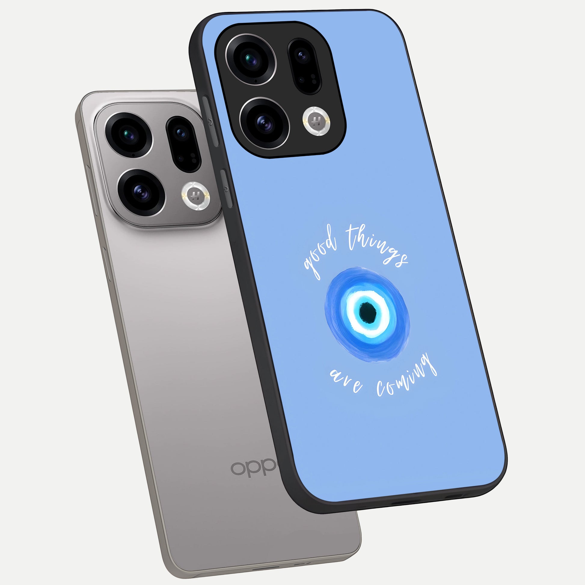  Bright Future Ahead phone case For Oppo Find X9 showing premium glass back cover with detailed artwork