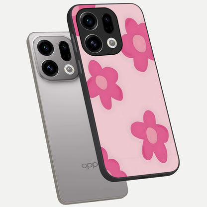  Candy Bloom Dreams phone case For Oppo Find X9 showing premium glass back cover with detailed artwork