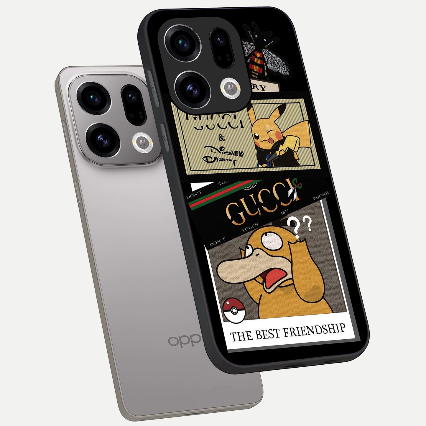  Cartoon Brand Play Mashup phone case For Oppo Find X9 showing premium glass back cover with detailed artwork