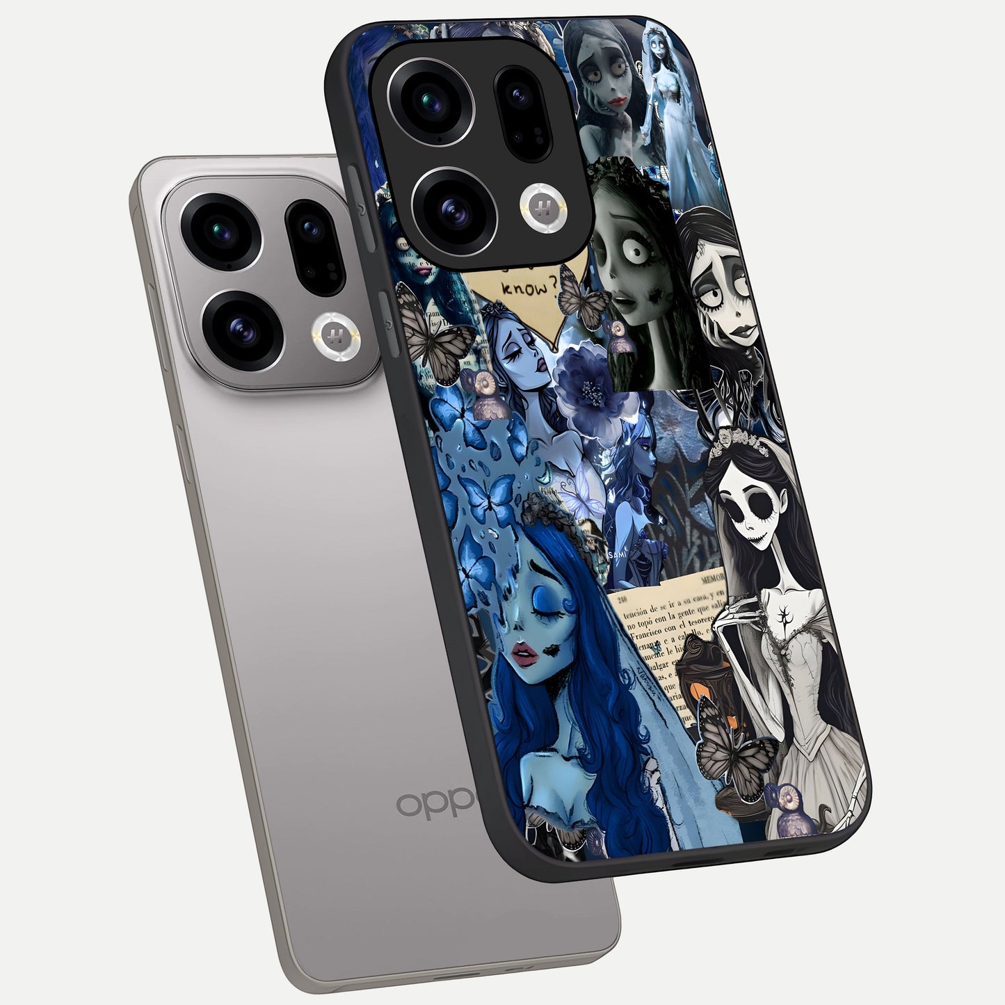  Corpse Bride Posters phone case For Oppo Find X9 showing premium glass back cover with detailed artwork