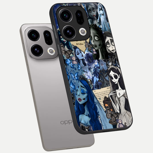  Corpse Bride Posters phone case For Oppo Find X9 showing premium glass back cover with detailed artwork