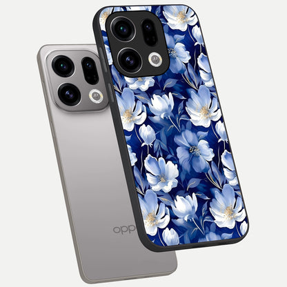  Cute Floral Patterns phone case For Oppo Find X9 showing premium glass back cover with detailed artwork