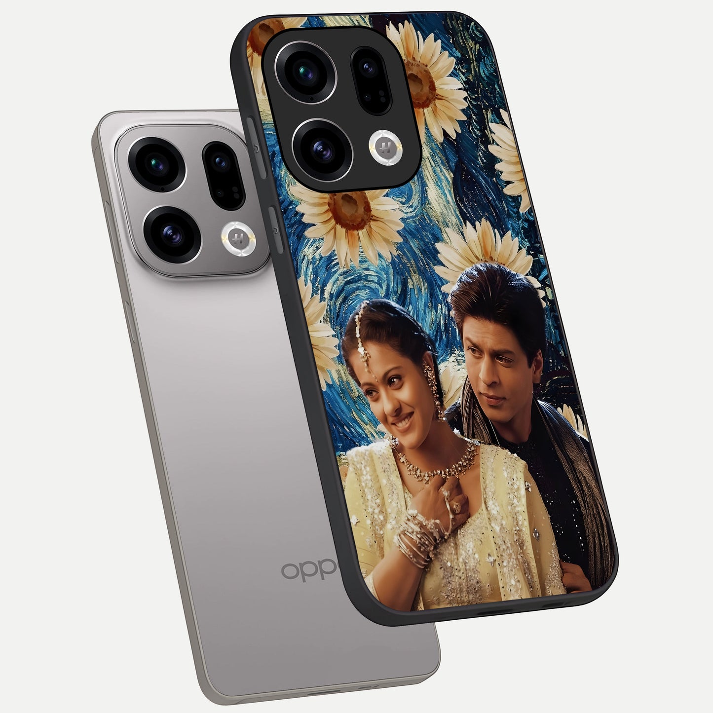  Eternal Love Story phone case For Oppo Find X9 showing premium glass back cover with detailed artwork