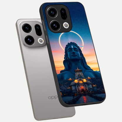  Eternal Shiva Aura phone case For Oppo Find X9 showing premium glass back cover with detailed artwork