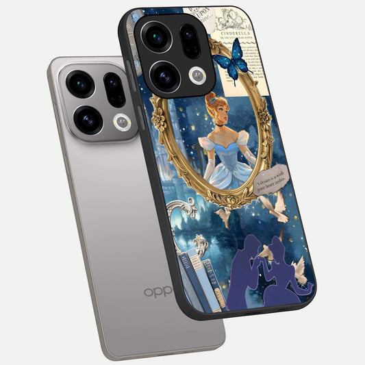  Midnight Queen phone case For Oppo Find X9 showing premium glass back cover with detailed artwork