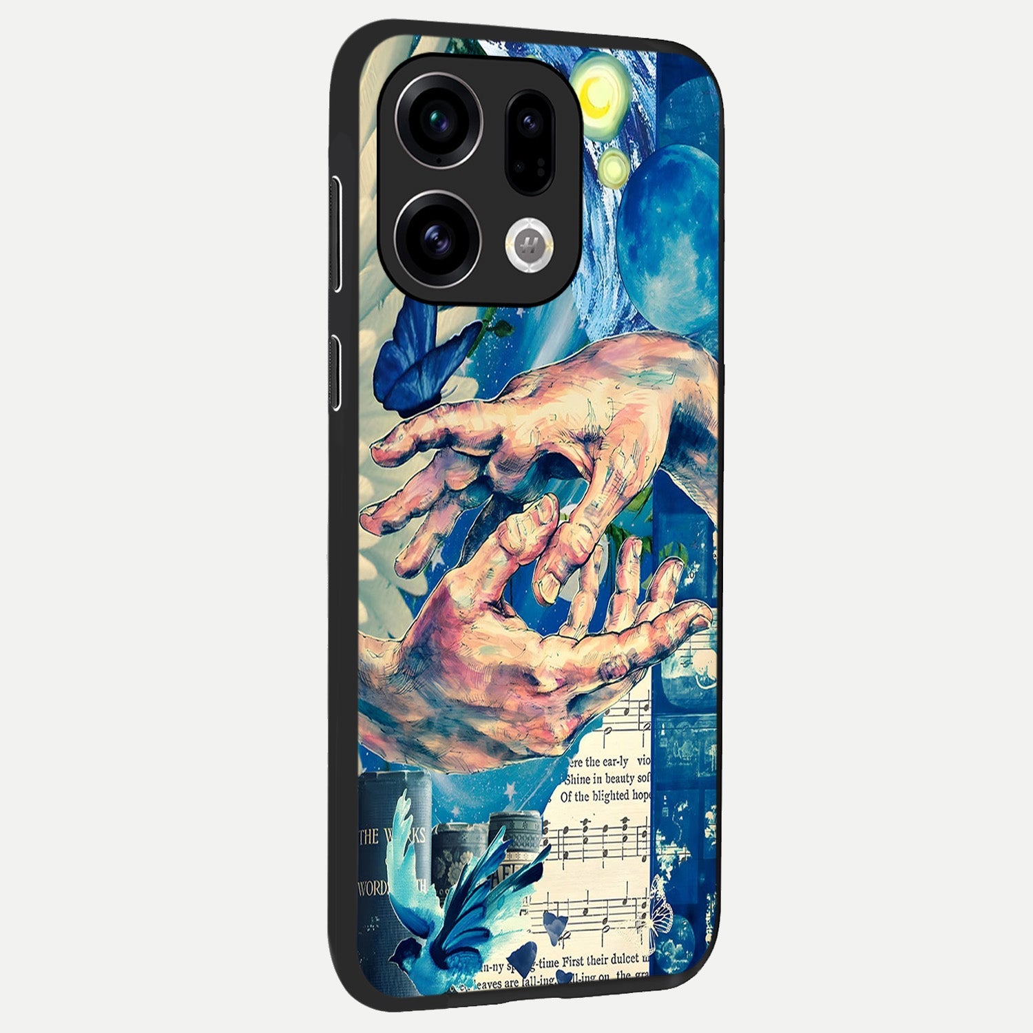  Aesthetic Divider back cover For Oppo Find X9 slim fit glass case with vibrant aesthetic design
