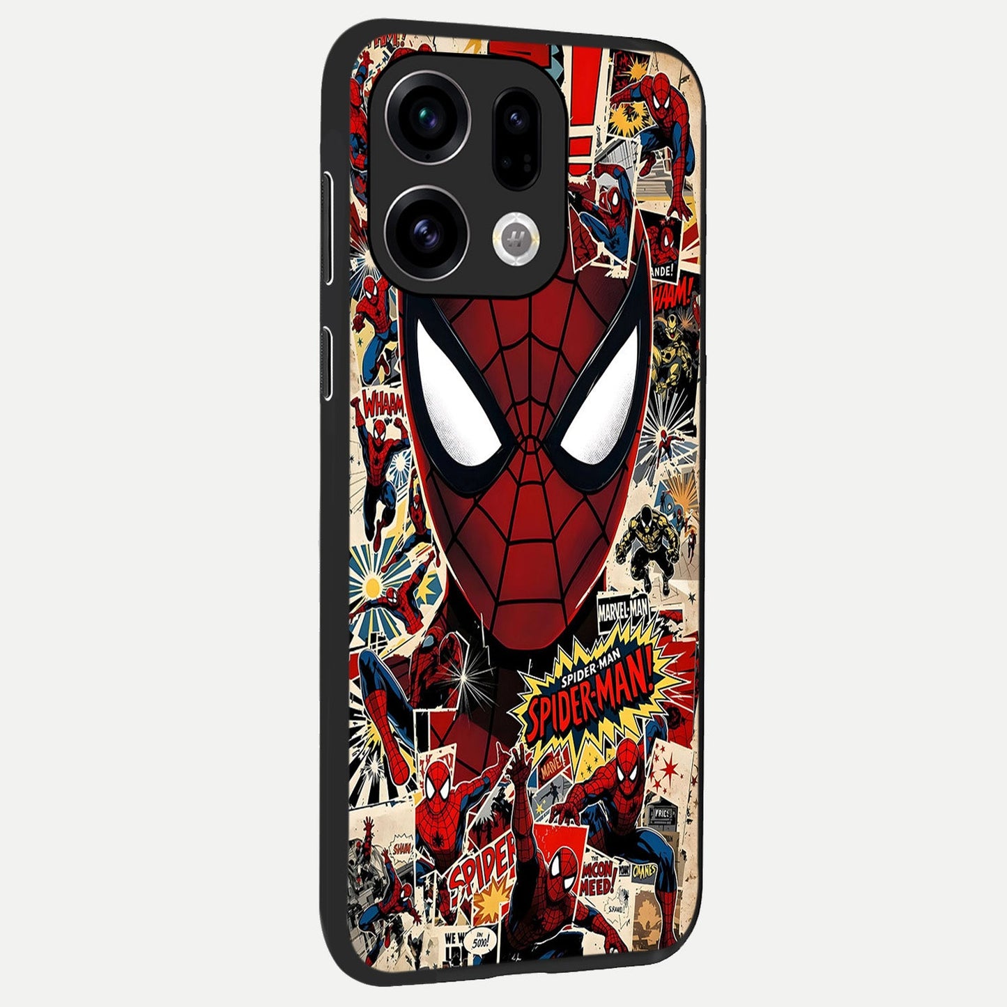  Aesthetic Wonder Spider back cover For Oppo Find X9 slim fit glass case with vibrant aesthetic design