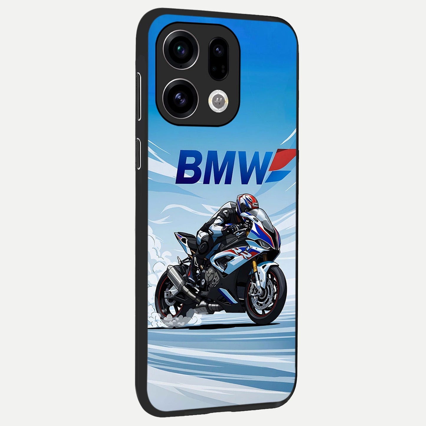  BMW Power Drift back cover For Oppo Find X9 slim fit glass case with vibrant aesthetic design