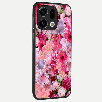  Bloom Crush Fantasy back cover For Oppo Find X9 slim fit glass case with vibrant aesthetic design
