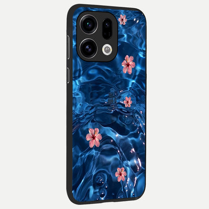  Bloom Thread Art back cover For Oppo Find X9 slim fit glass case with vibrant aesthetic design