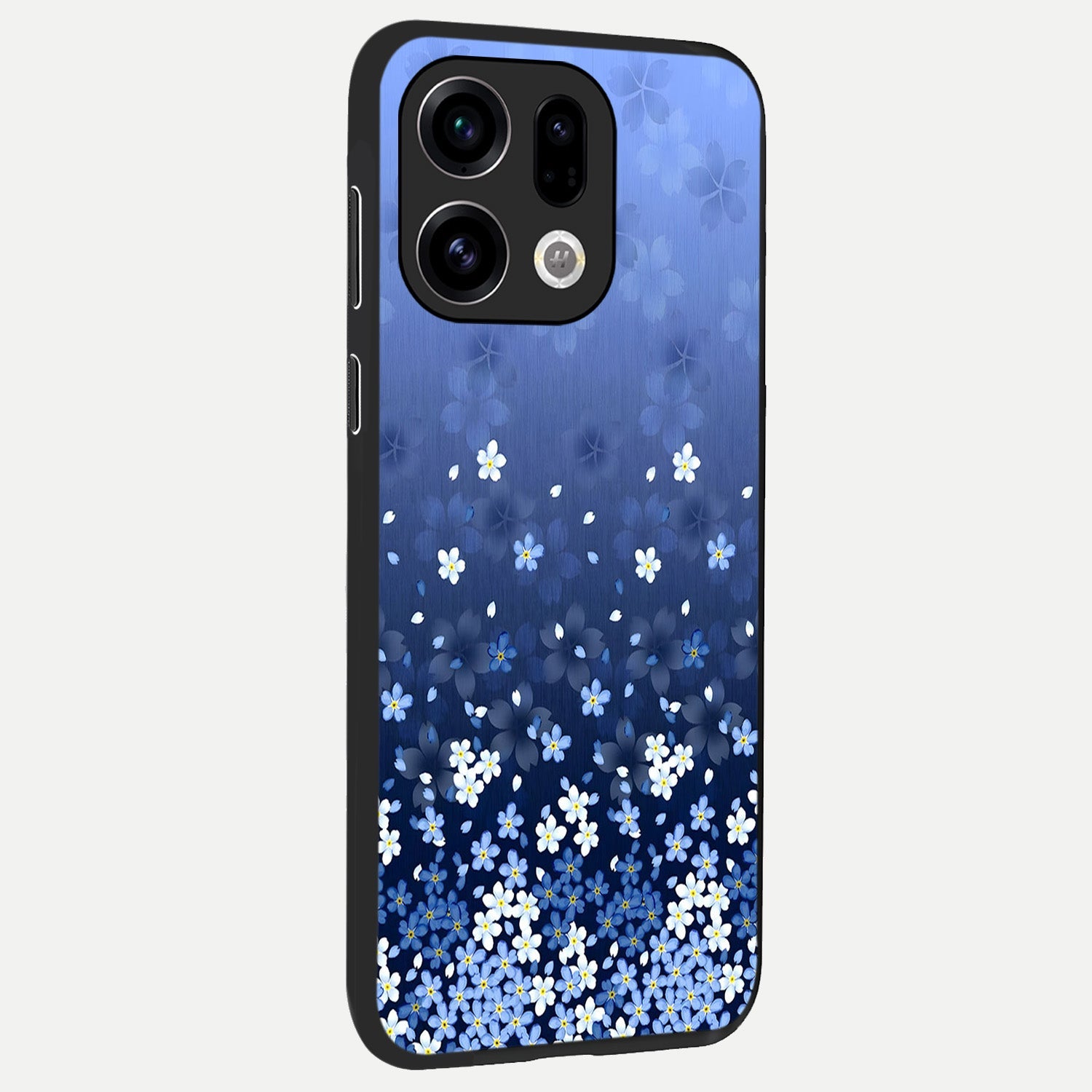  Blue Starry back cover For Oppo Find X9 slim fit glass case with vibrant aesthetic design