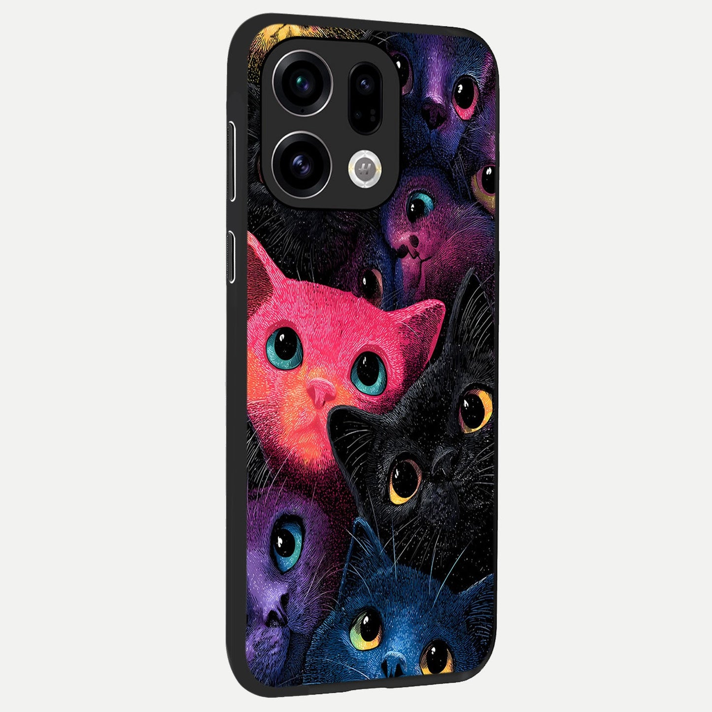  Cosmic Cats Dreams back cover For Oppo Find X9 slim fit glass case with vibrant aesthetic design