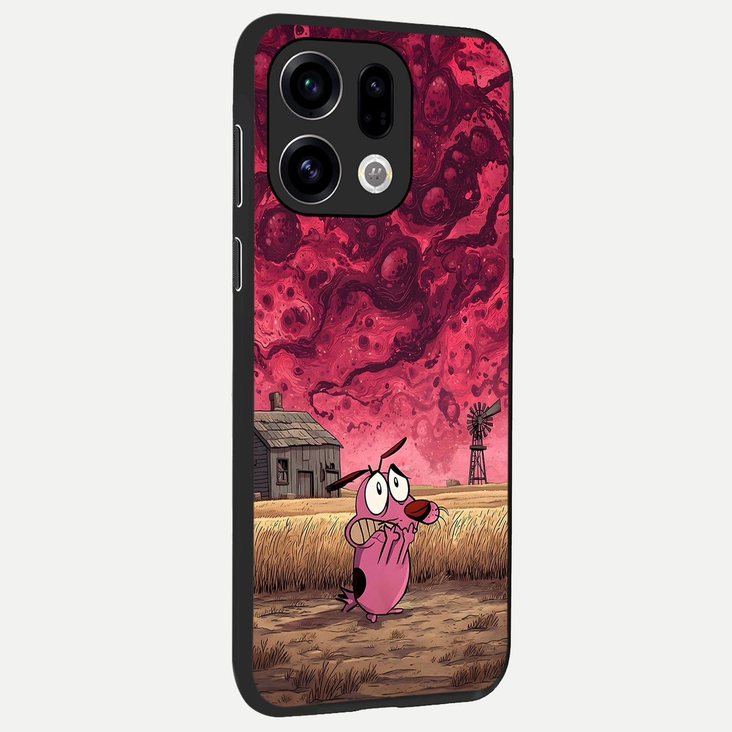  Courage Under Sky back cover For Oppo Find X9 slim fit glass case with vibrant aesthetic design