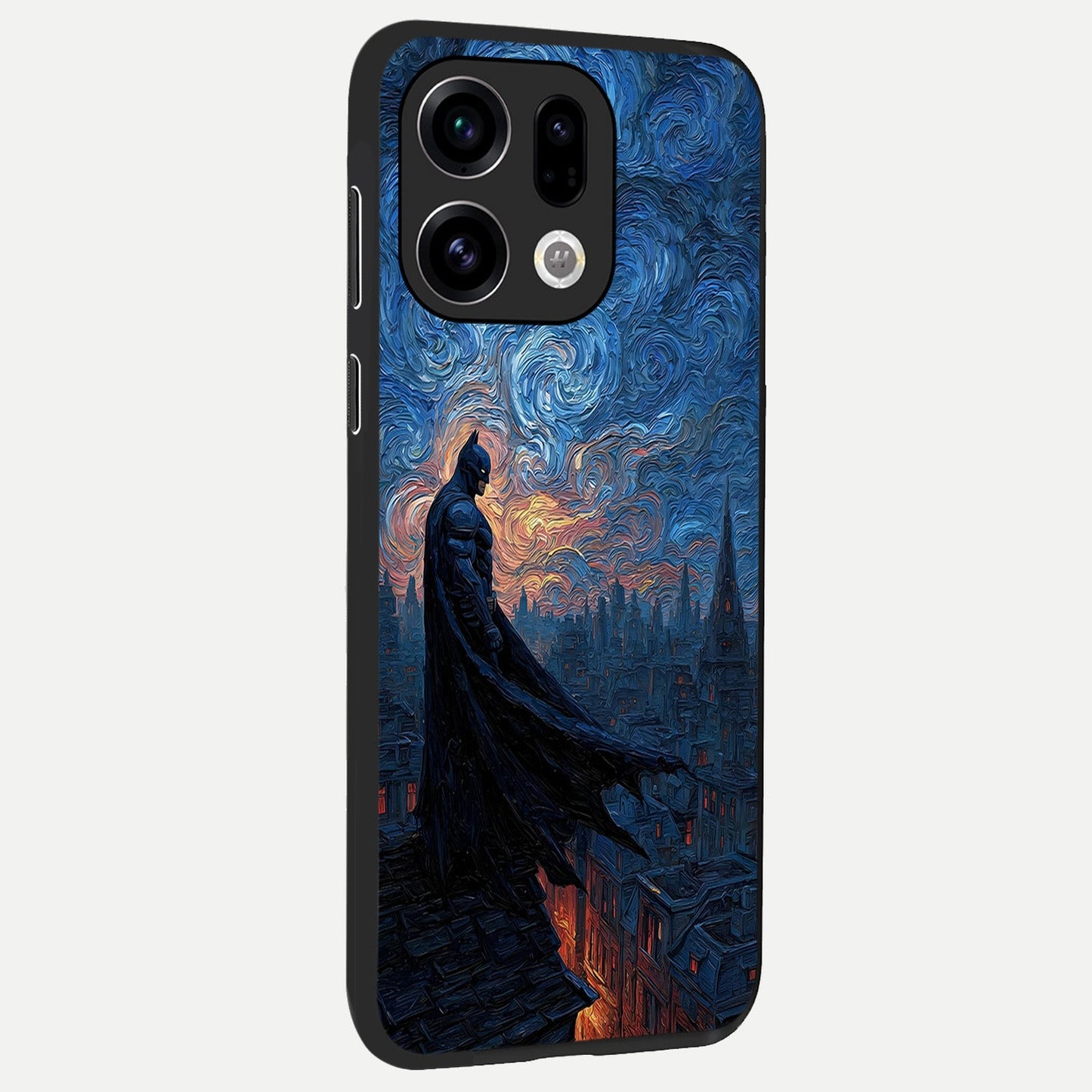  Dark Knight Dusk back cover For Oppo Find X9 slim fit glass case with vibrant aesthetic design