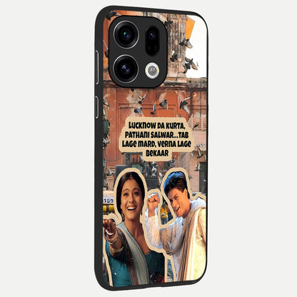  Desi Retro Vibes back cover For Oppo Find X9 slim fit glass case with vibrant aesthetic design