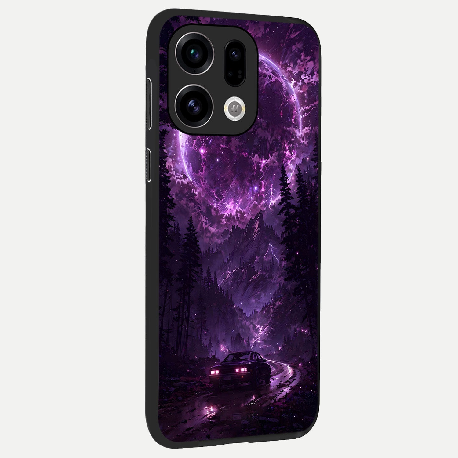 Eternal Cosmic Drive back cover For Oppo Find X9 slim fit glass case with vibrant aesthetic design