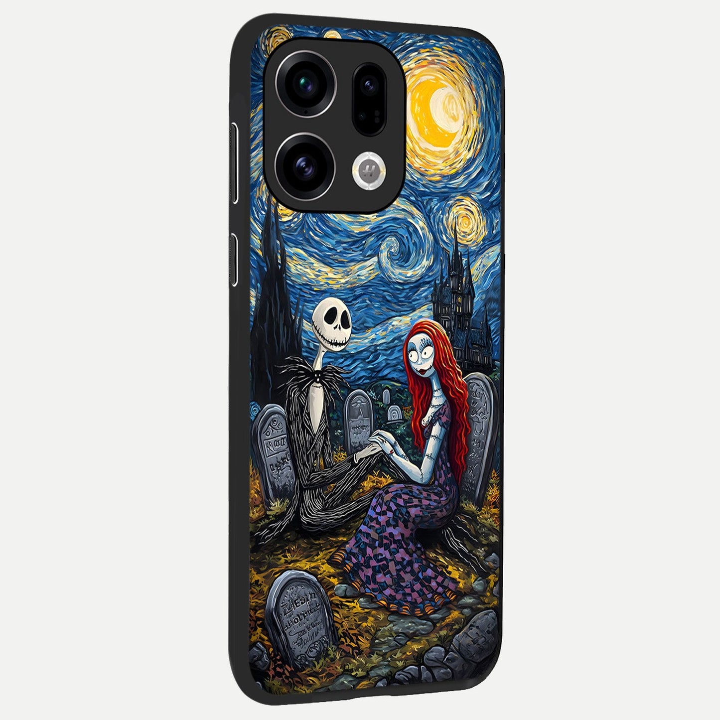  Eternal Night Love back cover For Oppo Find X9 slim fit glass case with vibrant aesthetic design