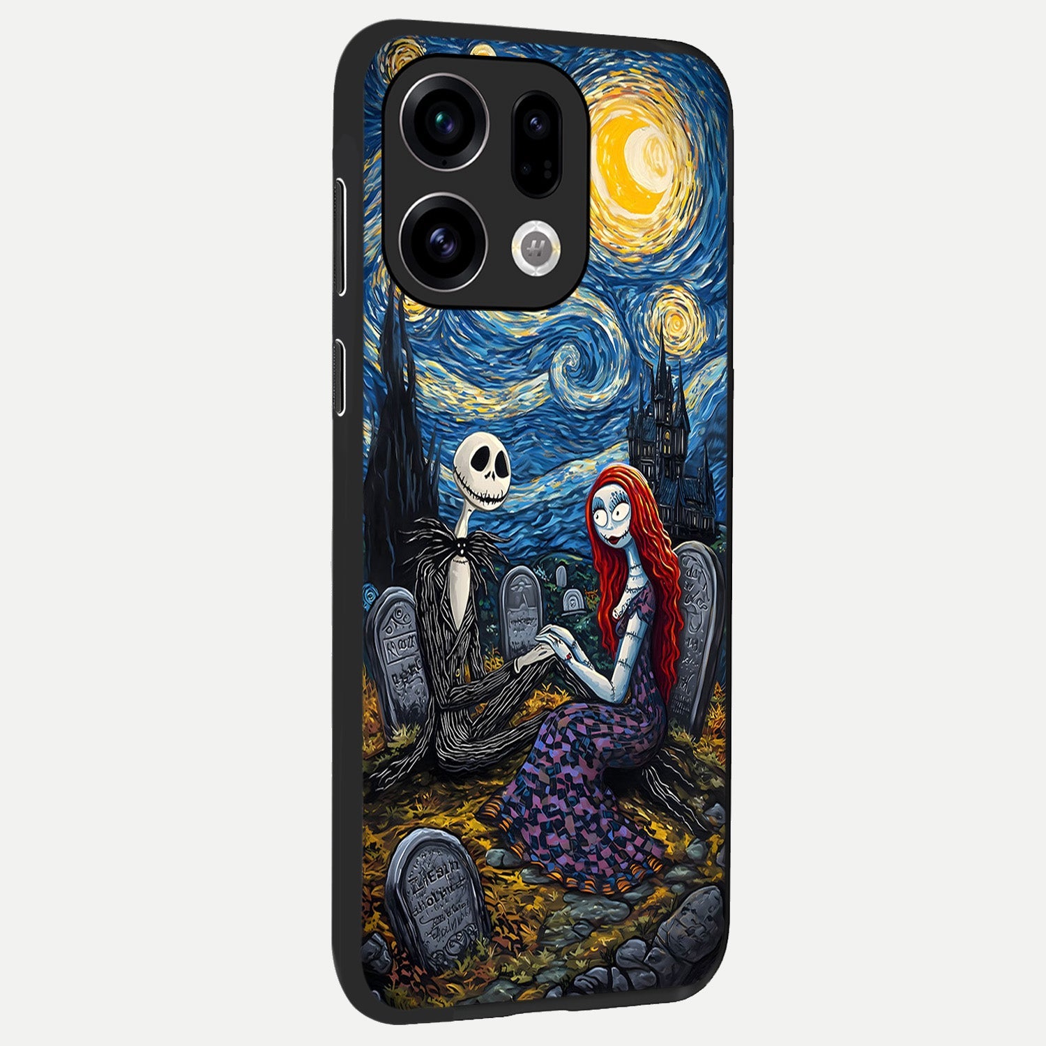  Eternal Night Love back cover For Oppo Find X9 slim fit glass case with vibrant aesthetic design