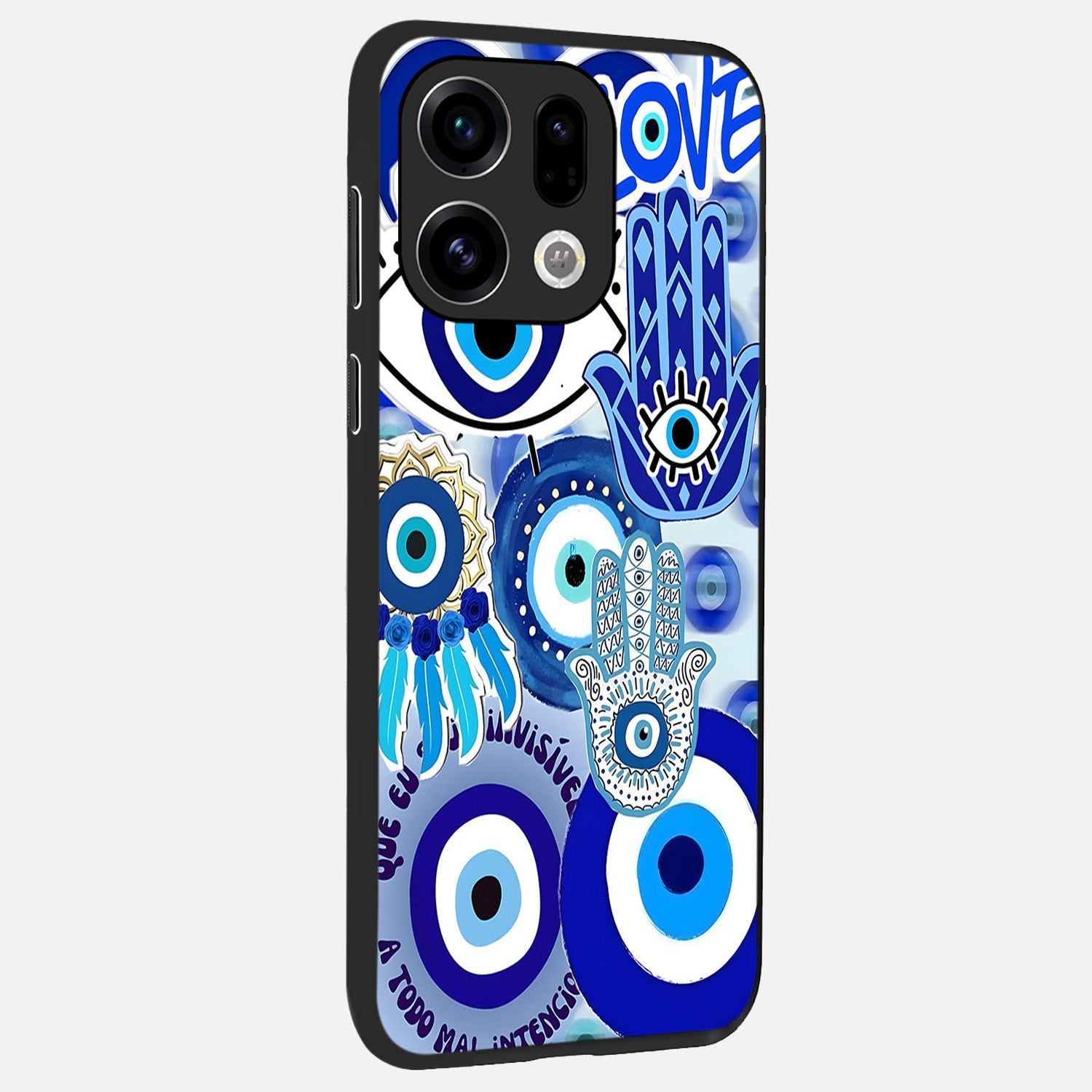 Evil Eyes Dream back cover For Oppo Find X9 slim fit glass case with vibrant aesthetic design